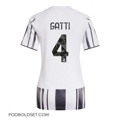 Juventus Federico Gatti #4 Hjemmebanetrøje Dame 2025-26 Kortærmet Juventus Federico Gatti #4 Hjemmebanetrøje Dame 2025-26 Kortærmet